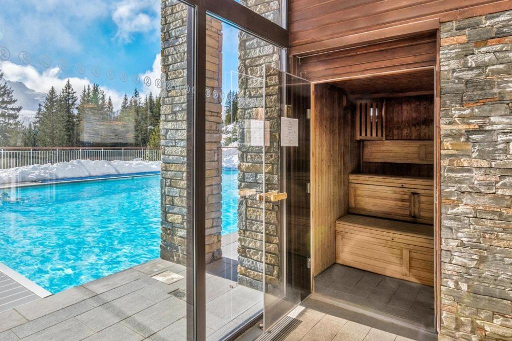 Appartement Premium En Pleine Nature A Flaine, 8 A 10 Personnes - Piscine Exterieure Chauffee, Jacuzzi, Sauna, Hammam Et Salle De Sport Kültér fotó