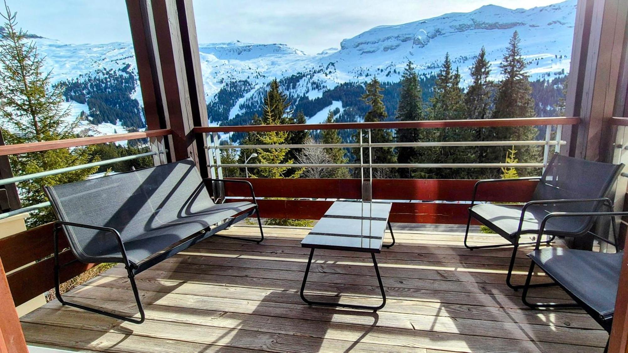 Appartement Premium En Pleine Nature A Flaine, 8 A 10 Personnes - Piscine Exterieure Chauffee, Jacuzzi, Sauna, Hammam Et Salle De Sport Kültér fotó